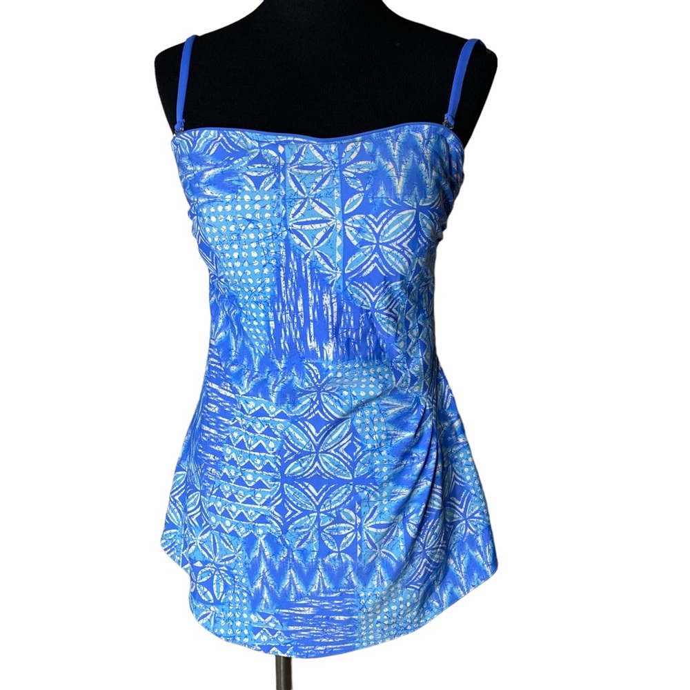 Vintage Orvis Bathing Suit 16 Blue Swim